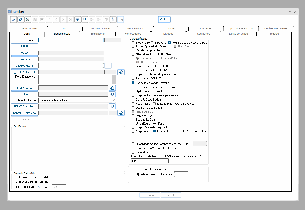 TOTVS Varejo Supermercados (Linha Consinco) > 24875542 DSUPESTRUT-18928 DT Correção na exibição de mensagem dos produtos que possuem estoque ao desmarcar o Mix do segmento da família > familia.gif