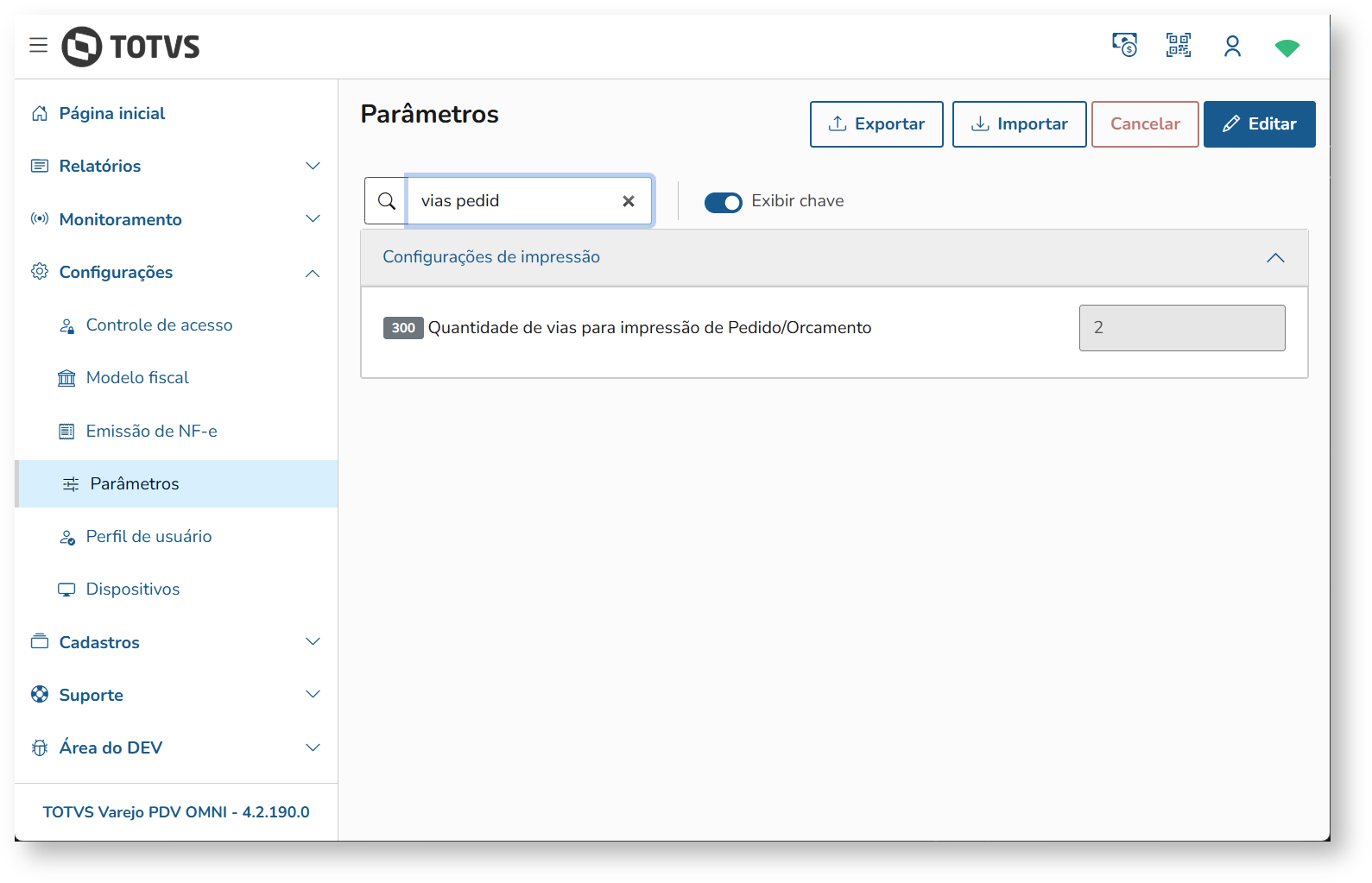 TOTVS Varejo PDV Omni > DT DVAROMNIP-578 - Impressão em 2 vias do relatório de pedido de venda > Screenshot_251212_173248.png