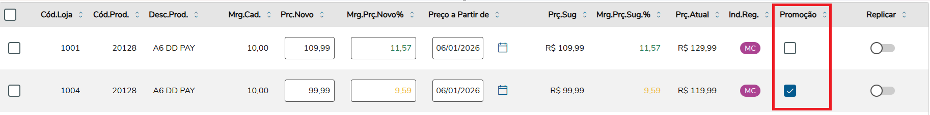 TOTVS Varejo Supermercados Pricing Insights > DT Permitir Importar Produtos Marcados como Promoção > image-2026-1-5_11-11-12.png