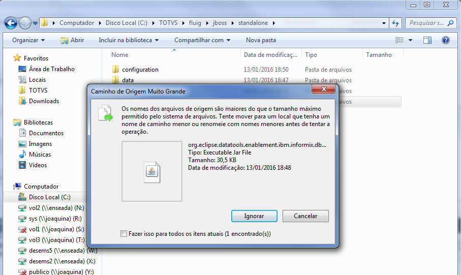 TOTVS Fluig > ARQ - Sistema acusa que existem aplicativos JAR em aberto e a plataforma não conclui a atualização > tmp2.png