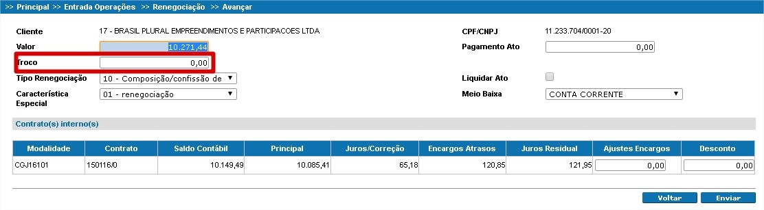 Dimensa Core Banking > JCF_0001 Configuração da Nova Entrada de Operação e Renegociação V2 > renegociação_com_troco.jpg