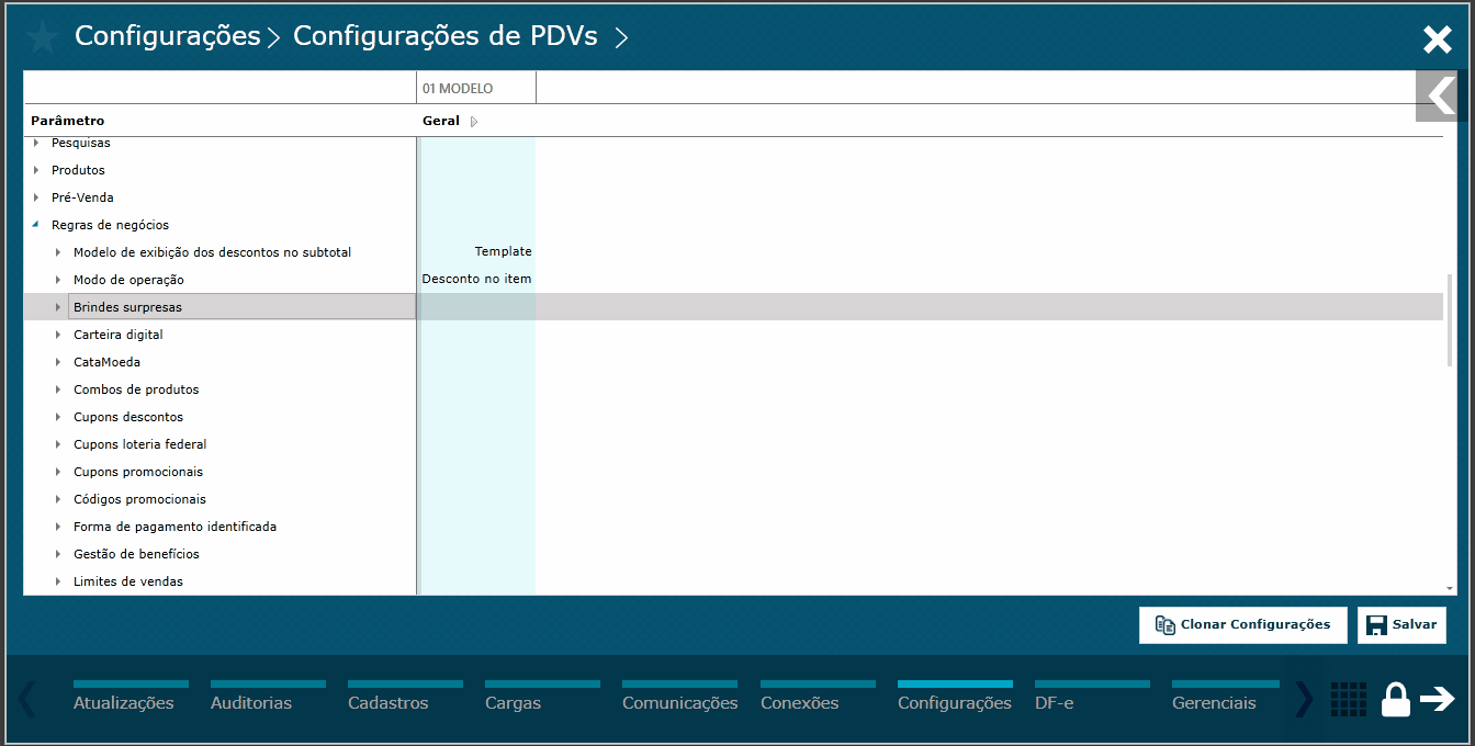 Imagem 14 - Ativar Brinde Surpresa