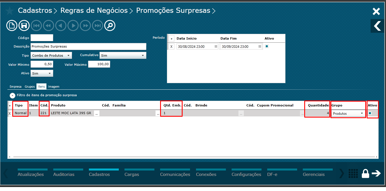Imagem 7 - Adicionar Itens