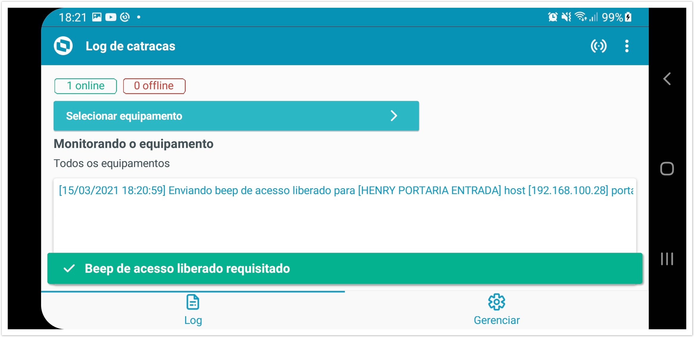 TOTVS Logística Recintos Aduaneiros > Serviço de Integração | Controle de equipamentos de controle de acesso Henry PrimmeSF e Argos > Screenshot_20210315-182109.jpg