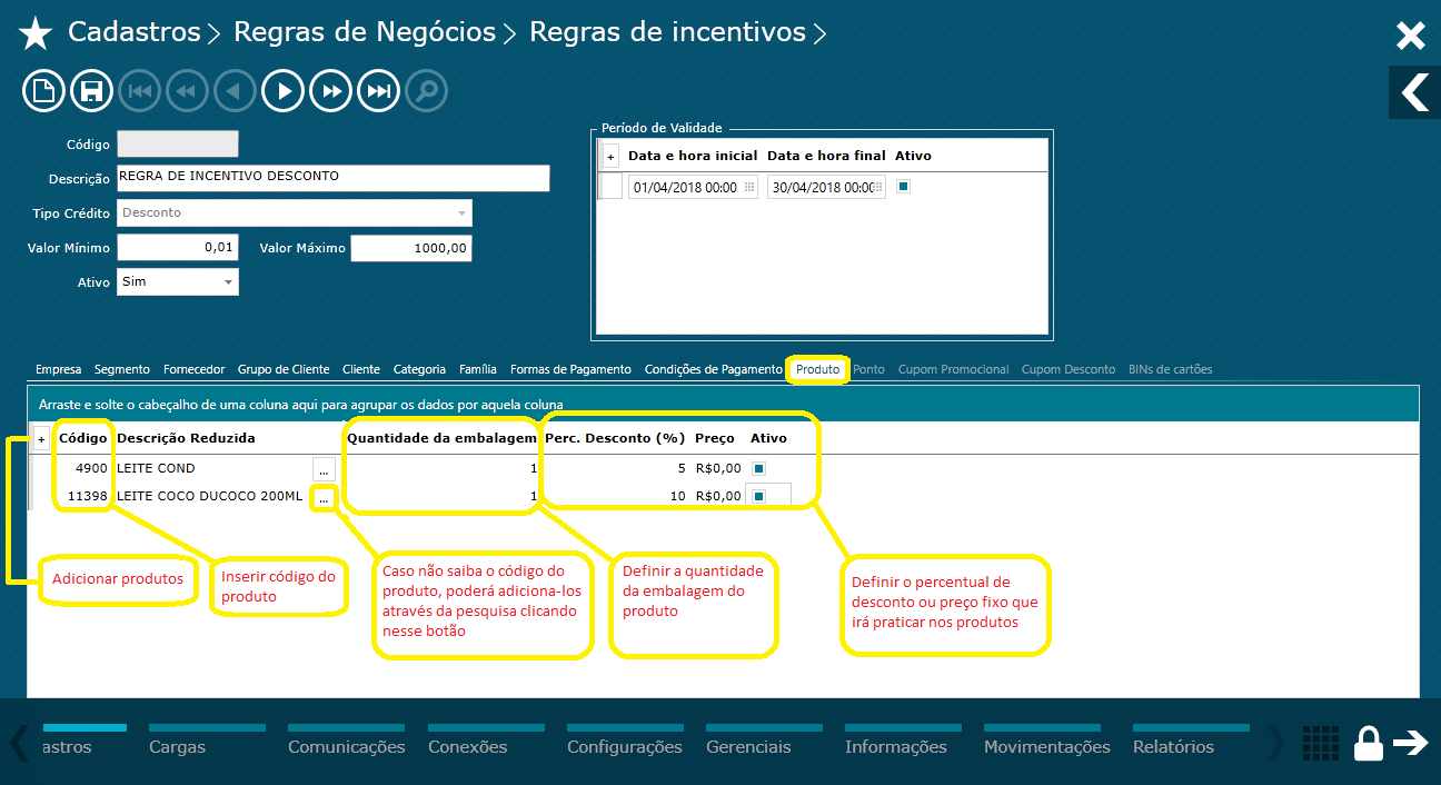 TOTVS Varejo Supermercados PDV > Regra de incentivo - por produto e cliente > Produto-2.png