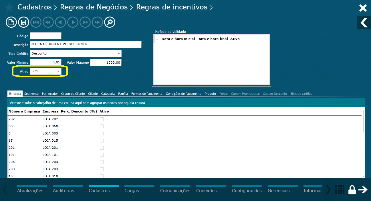 TOTVS Varejo Supermercados PDV > Regra de incentivo - por produto e cliente > Status-2.png