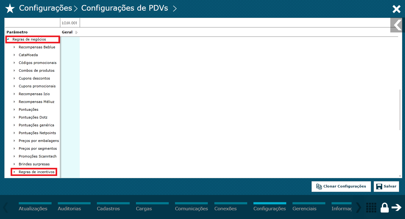 TOTVS Varejo Supermercados PDV > Regra de incentivo - por produto e família > Parametros-7.png