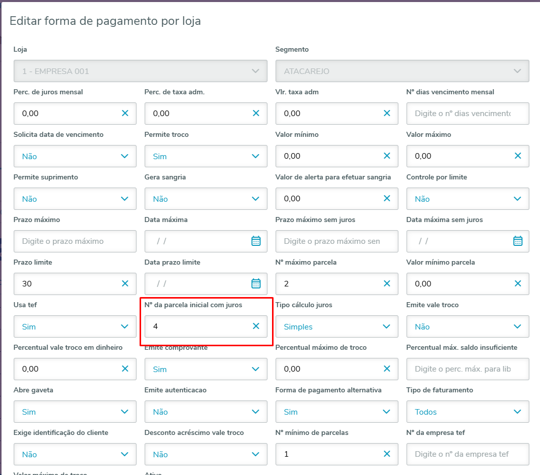 TOTVS Varejo Supermercados PDV > Taxa administrativa por parcela mínima > image-2025-4-22_16-36-11.png