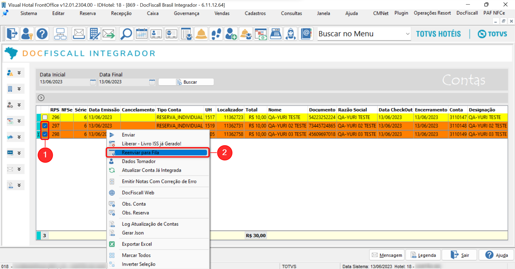 TOTVS Hospitalidade > Reenviar para fila > image-2023-11-8_14-4-20.png