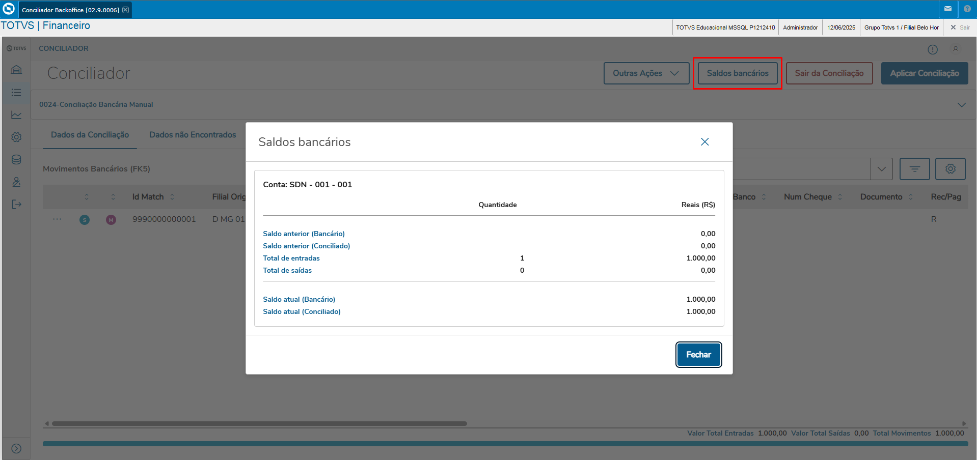 Linha Microsiga Protheus - Espanhol > Conciliador BackOffice - Conciliación bancaria manual > image-2025-6-12_14-54-56.png