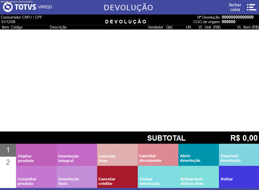 TOTVS Varejo Supermercados PDV > Configurar modo Touch Screen Devolução > image-2024-7-29_9-4-46.png
