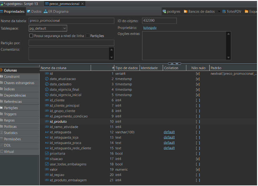 TOTVS Varejo PDV Omni > DT DVARLIVEPDV-38972 - Criar campo IdProdutoEmbalagem na tabela PrecoPromocional > image-2024-10-30_11-18-45.png