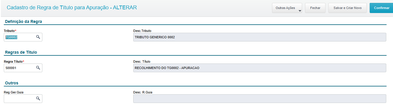 Linha Microsiga Protheus > TIT - Totvs Inteligência Tributária. > regra_titulo_apuracao.png