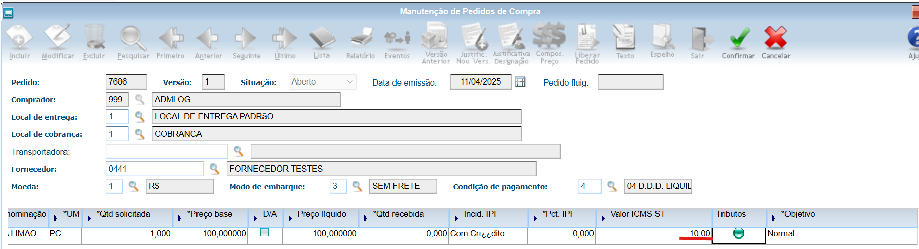 Linha Logix > DBACKRTLGX-98 DT - SUP22001 - Ordem de compra com pedido (Botão Listar) > image-2025-4-14_19-7-43.png
