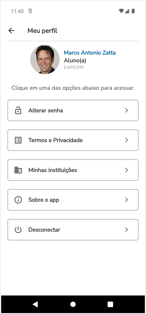 Meu perfil Meu perfil