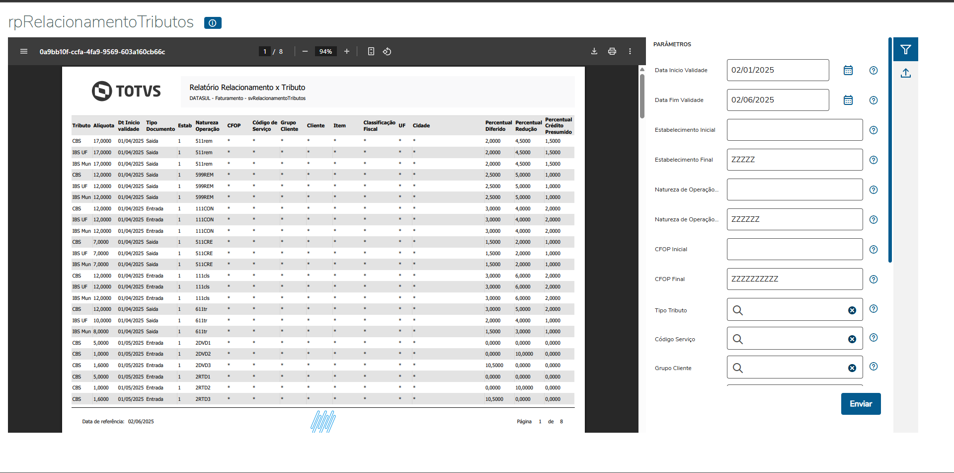 Linha Datasul > Relatório relacionamento dos tributos da reforma tributária - rpRelacionamentoTributos > image-2025-6-2_16-35-21.png