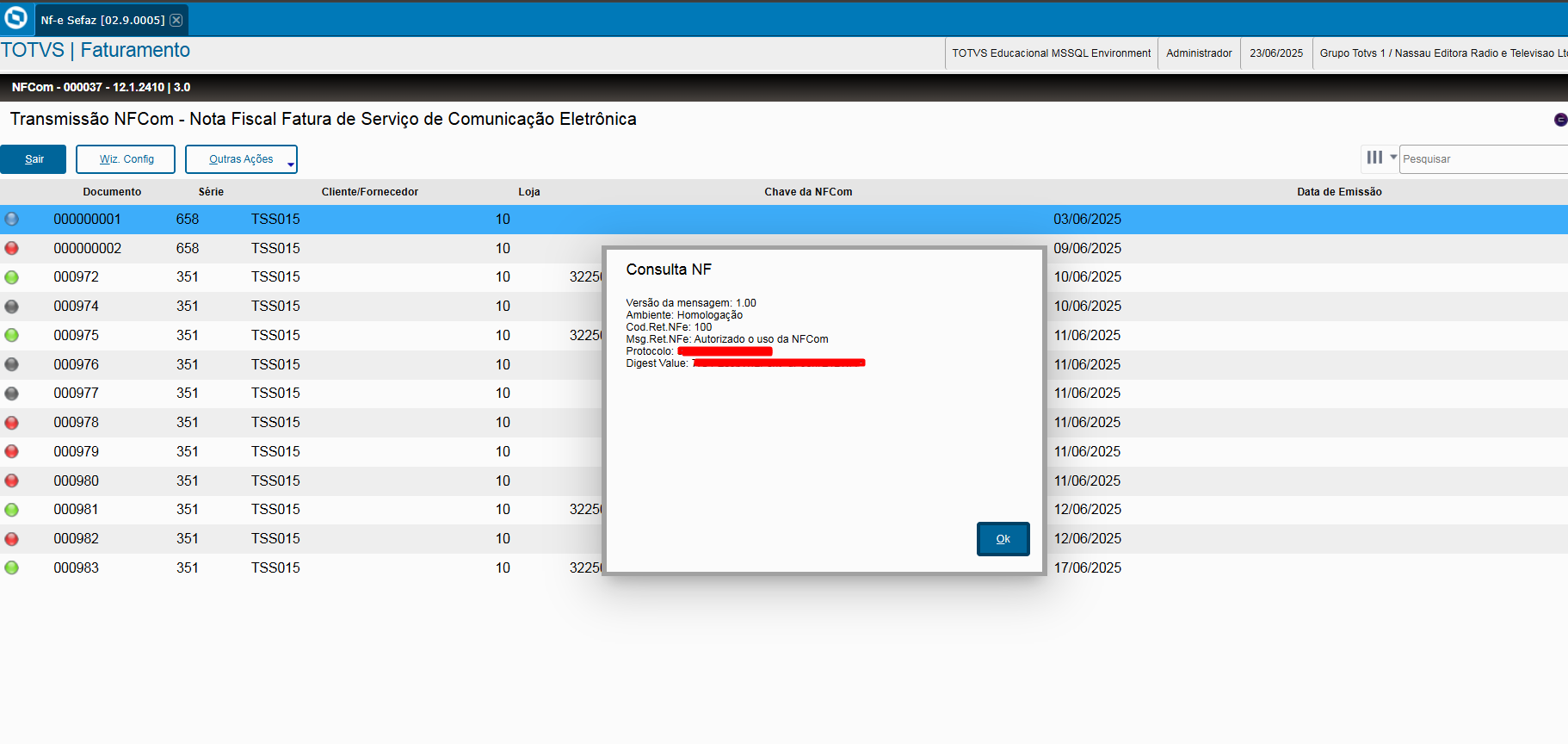 Linha Microsiga Protheus > DSERTSS1-26836 DT Protheus - NFCom - Nota Fiscal Fatura de Serviço de Comunicação Eletrônica > image-2025-6-23_14-53-44.png